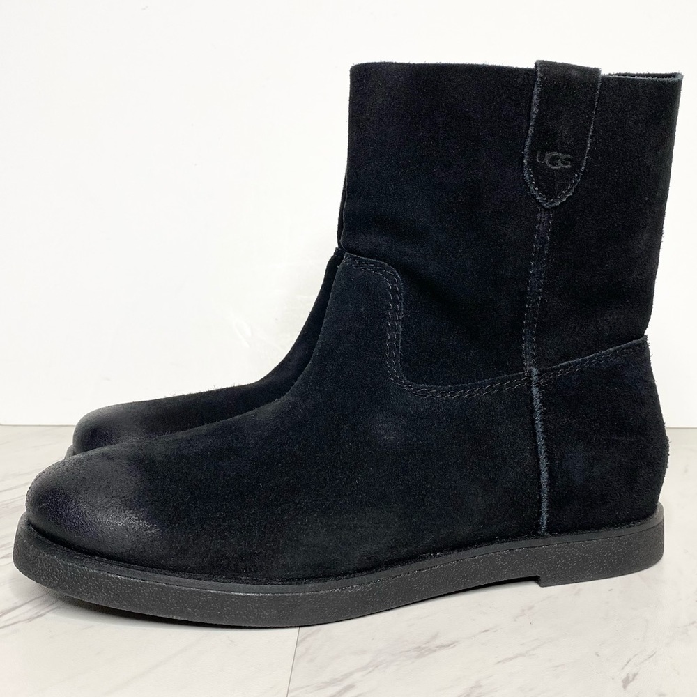 New! UGG Josefene Black Suede Bootie 7